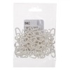Set C&acirc;rlige pentru Perdea, 50 Bucăți, Material Plastic, Culoare Albă, Oem