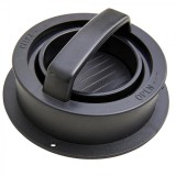 Presa Burger,plastic,negru,12.5x6 cm