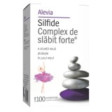 Alevia Silfide Forte - Complex Slabire Naturala cu Garcinia, Ceai Verde, Guarana, Scortisoara, Ananas si Anghinare - 100 Capsule