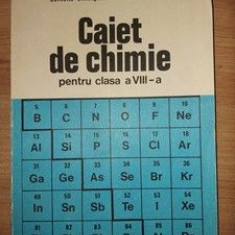 Caiet de chimie pentru clasa a 8-a - Cornelia Gheorghiu, Claudia Panait
