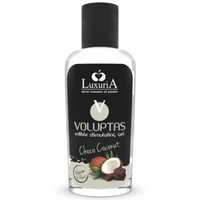INTIMATELINE LUXURIA - VOLUPTAS EDIBLE MASSAGE GEL WARMING EFFECT - COCONUT AND CREAM 100 ML foto