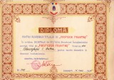 AMS# - DIPLOMA TITLU DE PROFESOR FRUNTAS BUCURESTI 1965, RPR