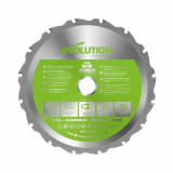 Cumpara ieftin Disc pentru fierastrau circular, taiere multifunctionala Evolution FURYBLADE165MULTI-8063, O165 x 20 mm, 14 dinti