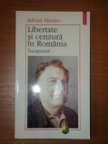 ADRIAN MARINO - LIBERTATE SI CENZURA IN ROMANIA