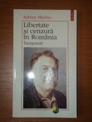 ADRIAN MARINO - LIBERTATE SI CENZURA IN ROMANIA foto