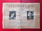Diploma Recunostinta Ostasului Desrobitor 1941