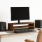 vidaXL Suport de monitor, stejar fumuriu, 54x22x15 cm, lemn prelucrat 854773