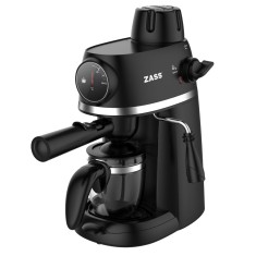 Espressor cafea ZASS ZEM 07 negru, 3.5 bari, 2-4 cesti, 800W