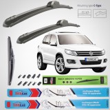 Cumpara ieftin Ștergătoare Volkswagen Tiguan 5N2 Facelift (2011&ndash;2017) Flat | Set Complet &ndash; TeamCar&reg;
