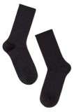 Șosete damă din bumbac fără elastic, Conte Elegant Comfort 000, 36-37 (23), Negru