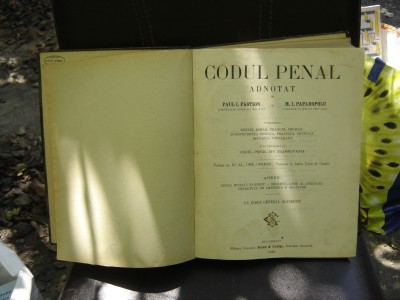 CODUL PENAL ADNOTAT - PAUL I. PASTION foto