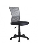 Scaun birou copii HM Dingo, Ergonomic, Cadru Polipropilena, Mesh, Inaltime ajustabila, 80 kg, 98x41x56 cm, Gri