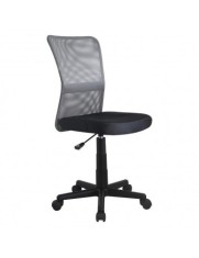 Scaun birou copii HM Dingo, Ergonomic, Cadru Polipropilena, Mesh, Inaltime ajustabila, 80 kg, 98x41x56 cm, Gri