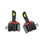 Cumpara ieftin Set 2 becuri led D3S D3R 15000lm 6000k alb rece ventilator si canbus