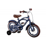 Bicicleta pentru baieti Volare Blue Cruiser, 12 inch, culoare albastru mat, fran PB Cod:51201