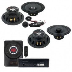 Pachet Difuzoare Auto cu subwoofer Volkswagen Passat B6 2005-2010 ESB 1000 340 W