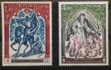 BC204, Monaco 1968 si 1976, 2 serii Crucea Rosie, arta, Nestampilat