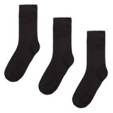 Set de Sosete Bamboo Negre pentru Barbati - 3 Perechi, CMCLASS