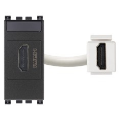 Priza conector HDMI 1M Vimar Arke gri antracit 19346