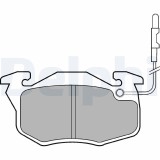 Set placute frana,frana disc DELPHI LP696