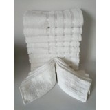 Set 10 Prosoape albe 100% bumbac Pakistanez 48x88 cm, cod P9