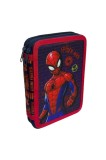Cumpara ieftin Penar Echipat Dublu Rosu Albastru Spiderman 15.5x21x4cm