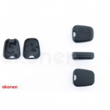 CARCASA CHEIE CONTACT PENTRU CITROEN BERLINGO / C1 / C2 / C3 / C5 / SAXO / XSARA PICASSO, 2 BUTOANE, FARA CHEIE, Akonen