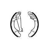 Set saboti frana Delphi LS1277, parte montare : Punte Spate