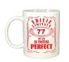 Cana alba personalizata, Editie Limitata 77 ani, INOVATIX&reg;. 330ml, Oem