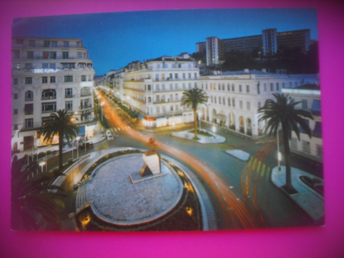 HOPCT 6684 PIATA EMIR ABDELKADER-NOCTURNA ALGER ALGERIA-AFRICA-NECIRCULATA