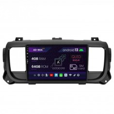 Navigatie Toyota Proace (2016+), Android 13, A-Octacore 4GB RAM + 64GB ROM, 9 Inch - AD-BGA9004+AD-BGRKIT065V2