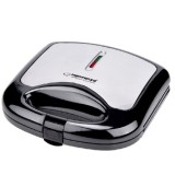 Sandwich maker, Esperanza, EKT011, 1000 W, Negru/Argintiu