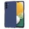 Husa spate Samsung Galaxy A13 5G A04s Silicon Bleumarin cu Microfibra SoftFlex
