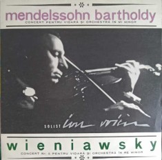 Disc vinil, LP. CONCERT PENTRU VIOARA SI ORCHESTRA IN MI MINOR, OP.64. CONCERT NR.2 PENTRU VIOARA SI ORCHES-260765