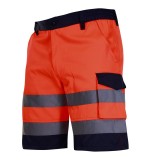 PANTALON REFLECTORIZANT SCURT / PORTOCALIU - 3XL