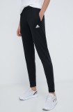 adidas Performance pantaloni Entrada 22 femei, culoarea negru HC0335