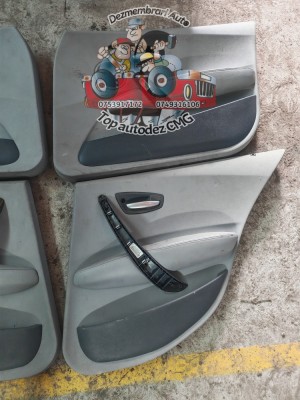 Fete usi Bmw Seria 1 E87 panouri usi gri piele fata usa fata spate stanga dreapta foto