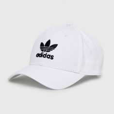 adidas Originals șapcă de baseball din bumbac culoarea alb, cu imprimeu FJ2545