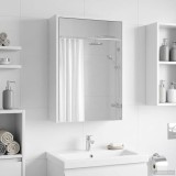 vidaXL Dulap cu oglindă pentru baie cu raft Alb 43 x 16 x 62.5 cm 889135