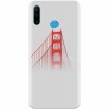 Husa silicon pentru Huawei P30 Lite, Red Bridge In Clouds