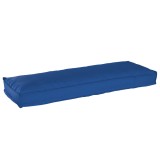 vidaXL Perna pentru palete pentru bancă Albastru Regal 120x40x8 cm Material textil
