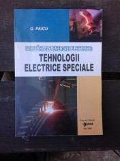 TEHNOLOGII ELECTRICE SPECIALE - G. PAICU foto