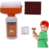 Set tub de vopsea cu trafalet inclus, cu uscare rapida, rezistenta la apa, pentru repararea peretilor, alb