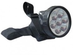 Lanterna frontala cu acumulator 7 LED-uri YG1698 foto