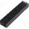 Radiator extrudat, aluminiu, 100mm x 21mm, neagra, FISCHER ELEKTRONIK - SK 653 100 SA