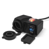 Cumpara ieftin Echipament electric Priza pentru bricheta 4 RIDE DC 12-24V; DC 5V/3.1A (cu un comutator; Motocicleta; Priza suplimentara USB)