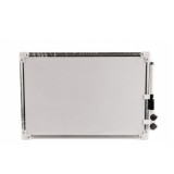 Tabla cu stergere magnetica alba cu doua fete, rama aluminiu 40x60cm