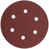 Raider 180713 - Set foi abrazive rotunde 150 mm granulatie 60 6 gauri 10 bucati