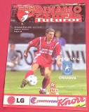 Program meci fotbal DINAMO BUCURESTI - UNIVERSITATEA CRAIOVA (09.06.2001)-poster MIHALCEA