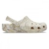 Saboți Crocs Classic Marbled Clog Bej - Bone/Multi, 38, 46